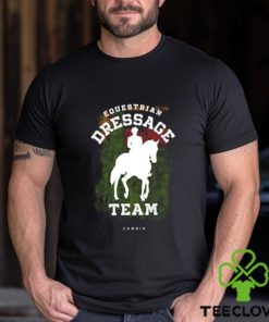 Top equestrian Dressage Zambia Horse Rider Vintage T Shirt