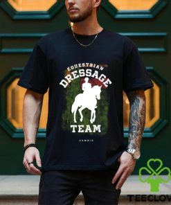 Top equestrian Dressage Zambia Horse Rider Vintage T Shirt