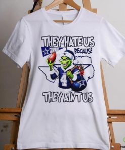 Top grinch they hate us because they ain’t us Dallas Cowboys football Xmas gift shirt