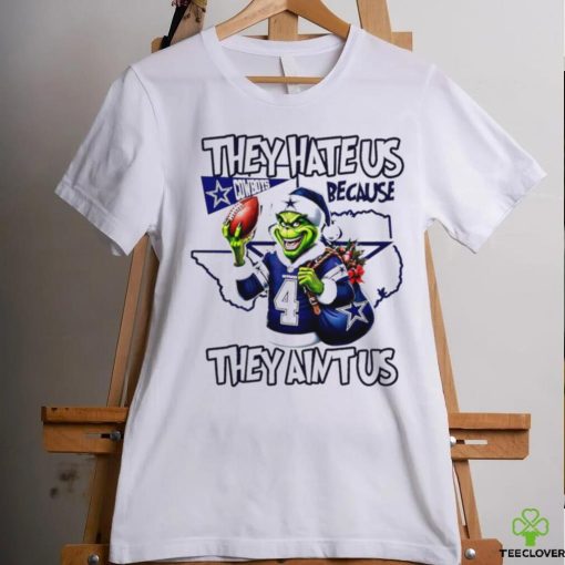 Top grinch they hate us because they ain’t us Dallas Cowboys football Xmas gift shirt