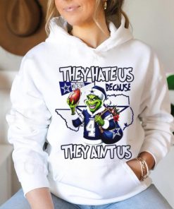 Top grinch they hate us because they ain’t us Dallas Cowboys football Xmas gift shirt