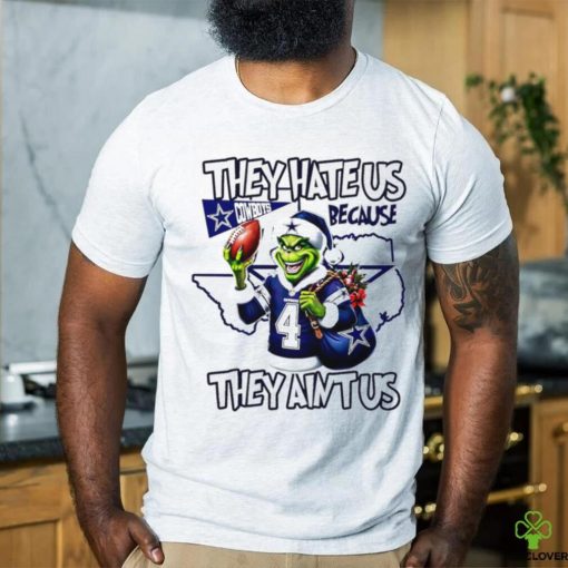 Top grinch they hate us because they ain’t us Dallas Cowboys football Xmas gift shirt