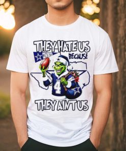 Top grinch they hate us because they ain’t us Dallas Cowboys football Xmas gift shirt