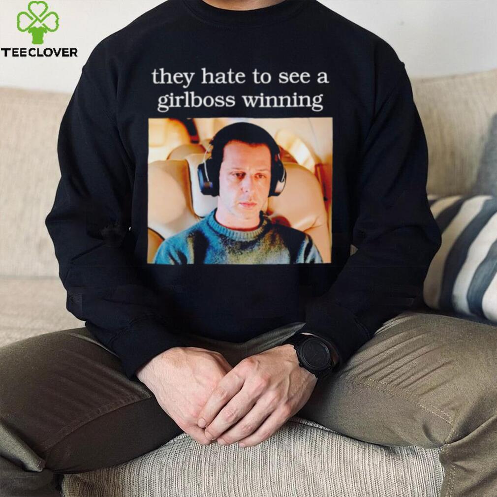 Top kendall Roy Girlboss They hate to see a girlboss winning shirt Top kendall Roy Girlboss They hate to see a girlboss winning shirt