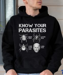 Top know your parasites anti joe biden deer tick wood tick lone star tick luna tick shirt 1 Top know your parasites anti joe biden deer tick wood tick lone star tick luna tick shirt