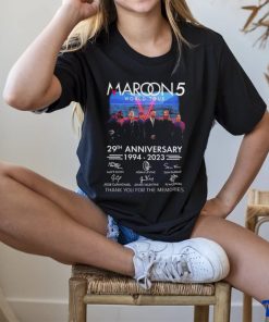 Top maroon 5 29th Anniversary 1994 2023 Thank You For The Memories Signatures Shirt 2 Top maroon 5 29th Anniversary 1994 2023 Thank You For The Memories Signatures Shirt