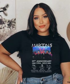 Top maroon 5 29th Anniversary 1994 2023 Thank You For The Memories Signatures Shirt 3 Top maroon 5 29th Anniversary 1994 2023 Thank You For The Memories Signatures Shirt