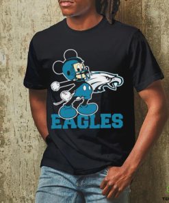 Top mickey Mouse cartoon NFL Philadelphia Eagles football player helmet logo hoodie, sweater, longsleeve, shirt v-neck, t-shirt