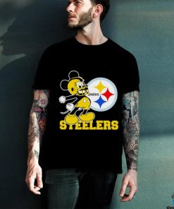 Top mickey Mouse cartoon NFL Pittsburgh Steelers football player helmet logo shirt 3 Top mickey Mouse cartoon NFL Pittsburgh Steelers football player helmet logo shirt