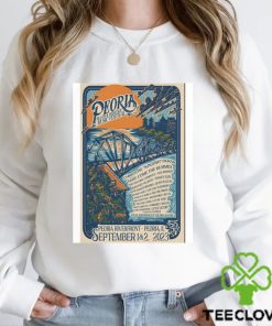 Top poster peoria blues & heritage music festival sep 1 & 2 2023 shirt
