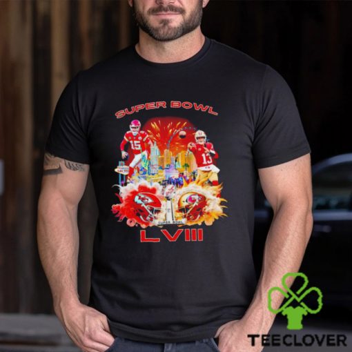 Top super Bowl 2024 San Francisco 49ers vs Kansas City Chiefs Matchup NFL shirt