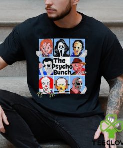 Top the psycho bunch horror character holiday celebrate halloween shirt