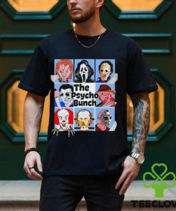 Top the psycho bunch horror character holiday celebrate halloween shirt