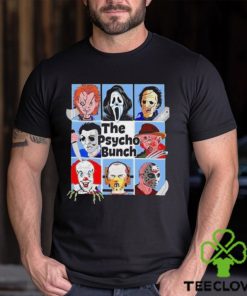 Top the psycho bunch horror character holiday celebrate halloween shirt