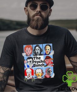 Top the psycho bunch horror character holiday celebrate halloween shirt