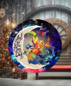 Torchic Grovyle Piplup Pokemon Love You To The Moon And Back Personalized 2023 Holiday Merry Christmas Decorations Ornament