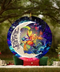 Torchic Grovyle Piplup Pokemon Love You To The Moon And Back Personalized 2023 Holiday Merry Christmas Decorations Ornament
