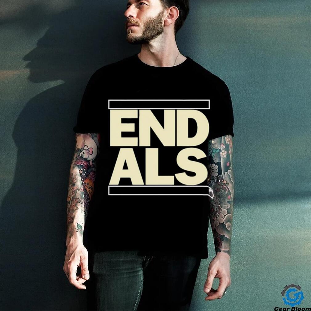 Torey Lovullo wearing end als shirt Torey Lovullo wearing end als shirt
