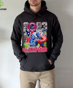 Toro mascot 2023 Houston Texans AFC South Division Champions hoodie, sweater, longsleeve, shirt v-neck, t-shirt