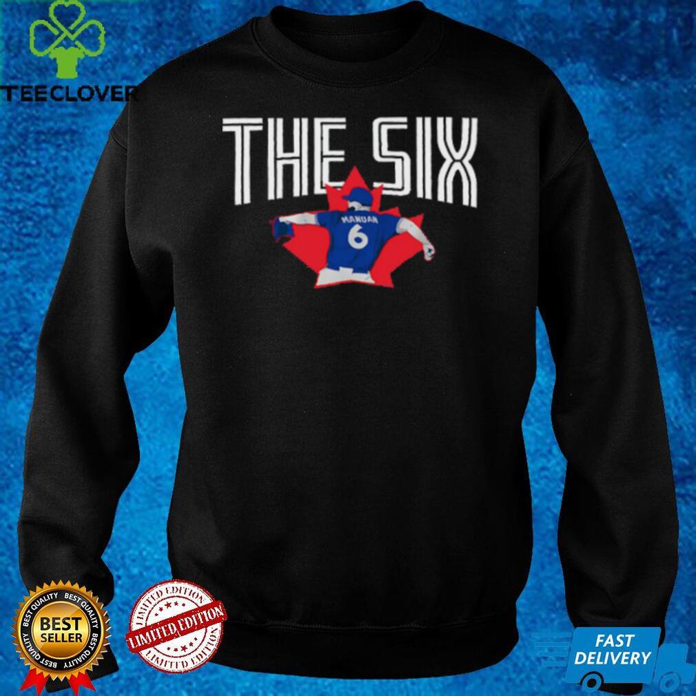 Toronto Blue Jays Alek Manoah The Six Shirt Toronto Blue Jays Alek Manoah The Six Shirt