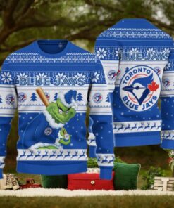 Toronto Blue Jays Grinch Christmas Ugly Sweater