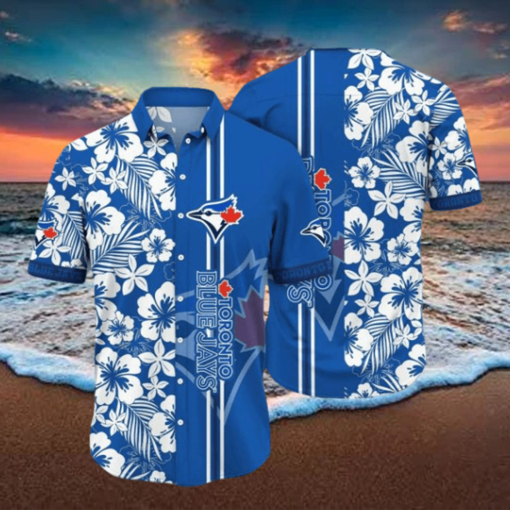 Toronto Blue Jays MLB Flower Hawaii Shirt Summer Gift Men And