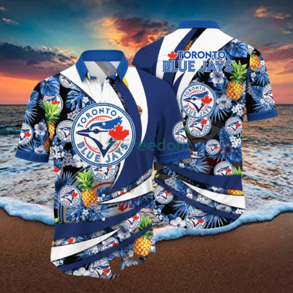 Toronto Blue Jays MLB Flower Hawaiian Shirt For Men Women Gift For Fans -  YesItCustom