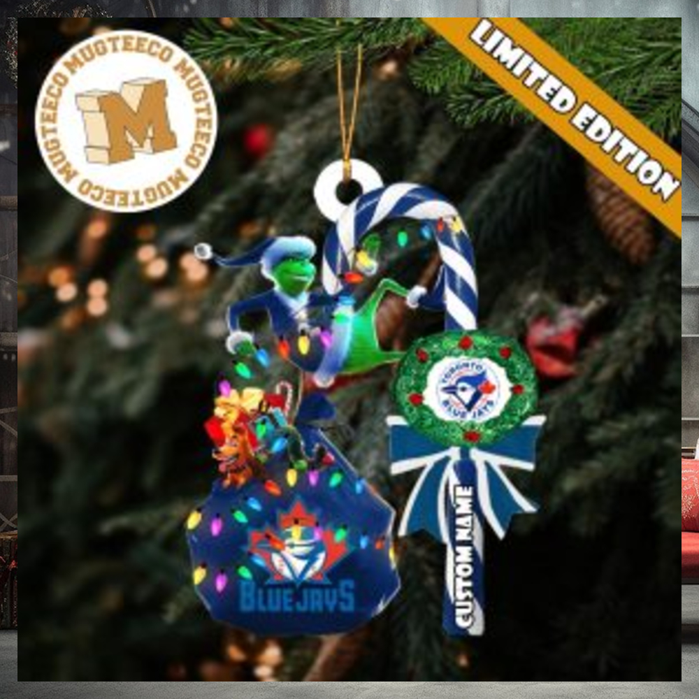 Toronto Blue Jays MLB Grinch Candy Cane Personalized Xmas Gifts Christmas Tree Decorations Ornament 300x300 Toronto Blue Jays MLB Grinch Candy Cane Personalized Xmas Gifts Christmas Tree Decorations Ornament 300x300