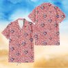 Chicago White Sox Red Hibiscus Gray Leaf Gainsboro Background 3D Hawaiian Shirt Gift For Fans