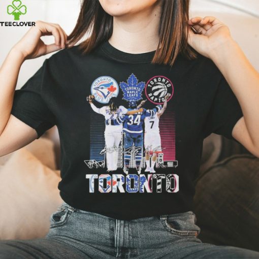 Toronto Blue Jays Toronto Maple Leafs Toronto Raptors Signature Toronto T hoodie, sweater, longsleeve, shirt v-neck, t-shirt For Fans