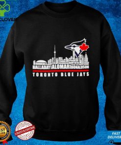 Toronto Blue Jays players name as city hoodie, sweater, longsleeve, shirt v-neck, t-shirt