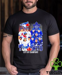 Toronto City Of Champions Toronto Maple Leafs And Toronto Blue Jays Team Player Shirt