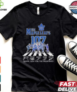Toronto Maple Leafs 107th Anniversary 1917 2024 thank you for the memories signatures shirt 1 Toronto Maple Leafs 107th Anniversary 1917 2024 thank you for the memories signatures shirt