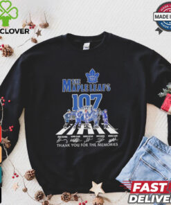 Toronto Maple Leafs 107th Anniversary 1917 2024 thank you for the memories signatures shirt 2 Toronto Maple Leafs 107th Anniversary 1917 2024 thank you for the memories signatures shirt