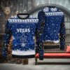 Los Angeles Chargers NFL Mandala Logo Knitted Christmas Sweater AOP Holiday