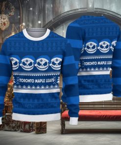 Toronto Maple Leafs Christmas Reindeer Pattern Limited Edition Ugly Sweater