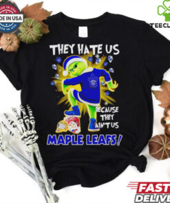Toronto Maple Leafs Grinch they hate us because they ain't us Christmas shirt