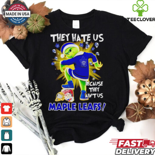 Toronto Maple Leafs Grinch they hate us because they ain’t us Christmas shirt