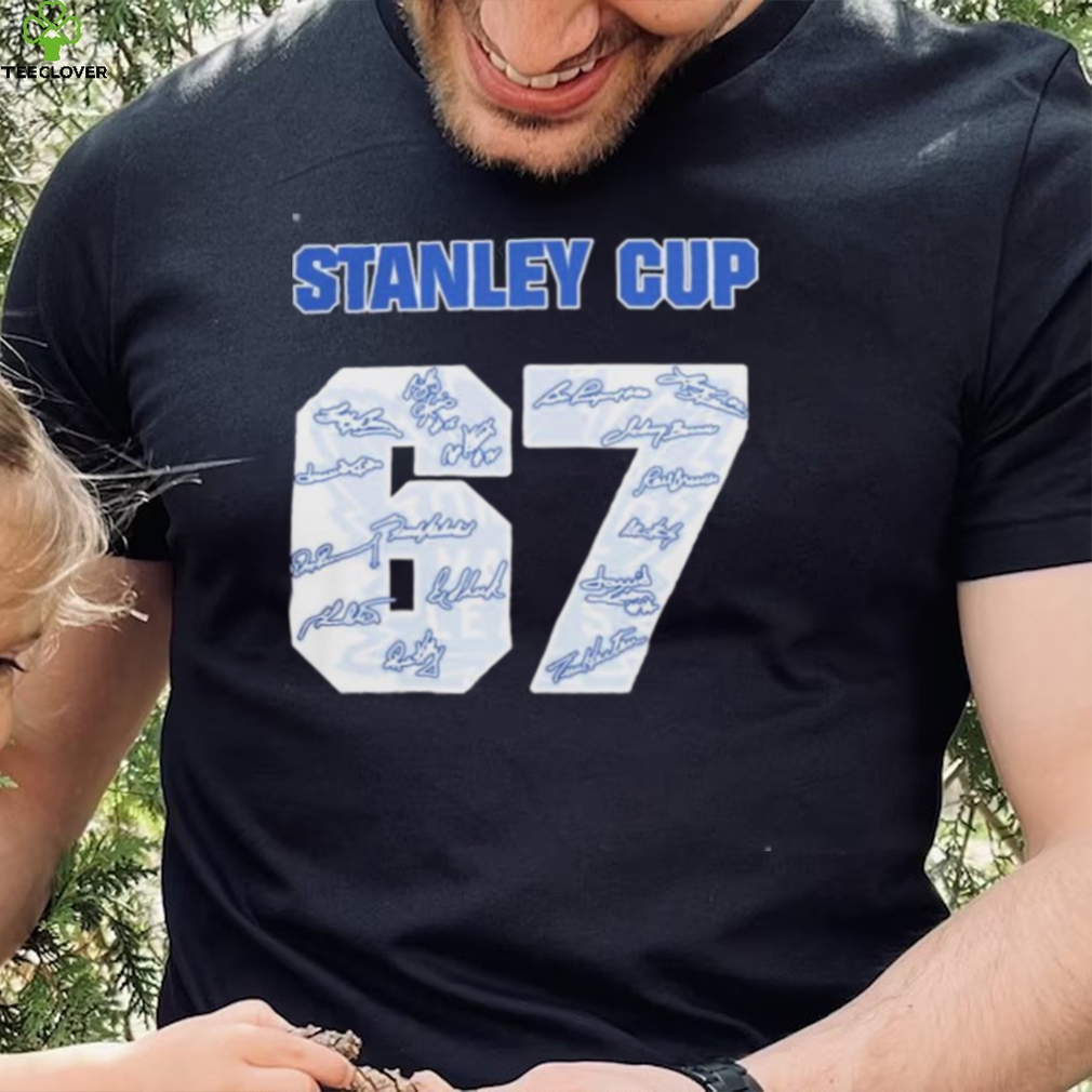 Toronto Maple Leafs Stanley Cup 67 Signatures Shirt