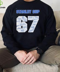 Toronto Maple Leafs Stanley Cup 67 Signatures Shirt