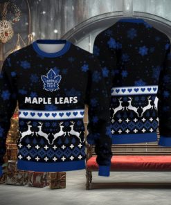 Toronto Maple Leafs Ugly Christmas Sweater Snow Knitted Men And Women Gift For Fans