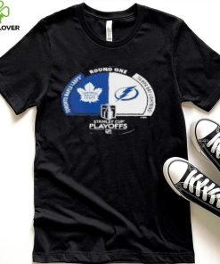 Toronto Maple Leafs vs Tampa Bay Lightning 2023 NHL playoffs matchup sport shirt