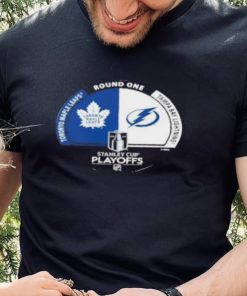 Toronto Maple Leafs vs Tampa Bay Lightning 2023 NHL playoffs matchup sport shirt