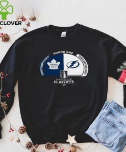 Toronto Maple Leafs vs Tampa Bay Lightning 2023 NHL playoffs shirt 1 Toronto Maple Leafs vs Tampa Bay Lightning 2023 NHL playoffs shirt