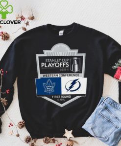 Toronto Maple Leafs vs Tampa Bay Lightnings Stanley Cup 2023 NHL Western Conference shirt 1 Toronto Maple Leafs vs Tampa Bay Lightnings Stanley Cup 2023 NHL Western Conference shirt