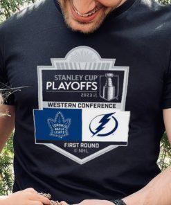 Toronto Maple Leafs vs Tampa Bay Lightnings Stanley Cup 2023 NHL Western Conference shirt 4 Toronto Maple Leafs vs Tampa Bay Lightnings Stanley Cup 2023 NHL Western Conference shirt