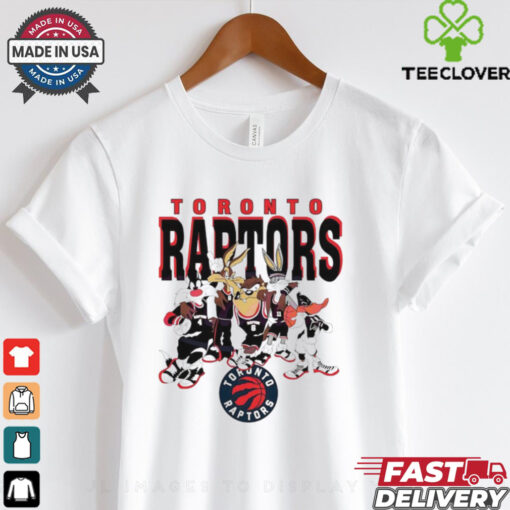Toronto Raptors Looney Tunes characters NBA basketball shirt