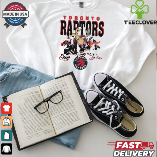 Toronto Raptors Looney Tunes characters NBA basketball shirt
