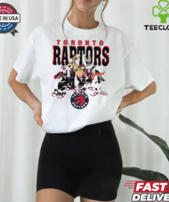 Toronto Raptors Looney Tunes characters NBA basketball shirt