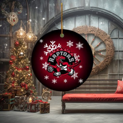 Toronto Raptors NBA Personalized 2023 Holiday Merry Christmas Decorations Ornament